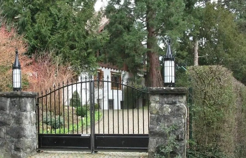 L’entrée du Clos des Mésanges, à Blonay.