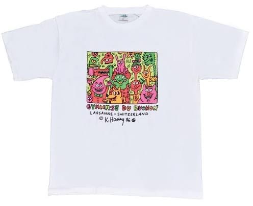 Das Motiv auf einem T-Shirt des Gymnasiums.