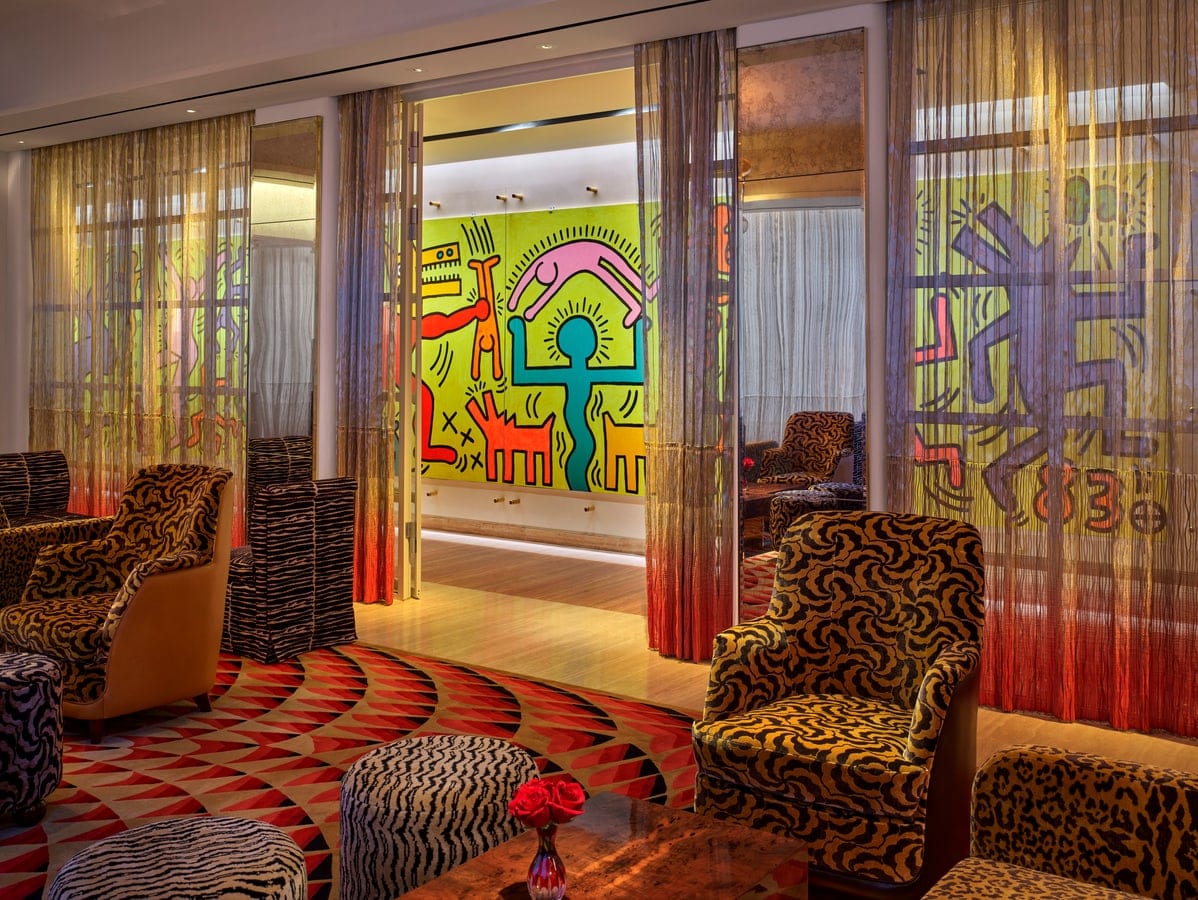 Das Werk heute, im Hotel Faena in New York, unter dem Titel „Montreux Jazz Festival“.