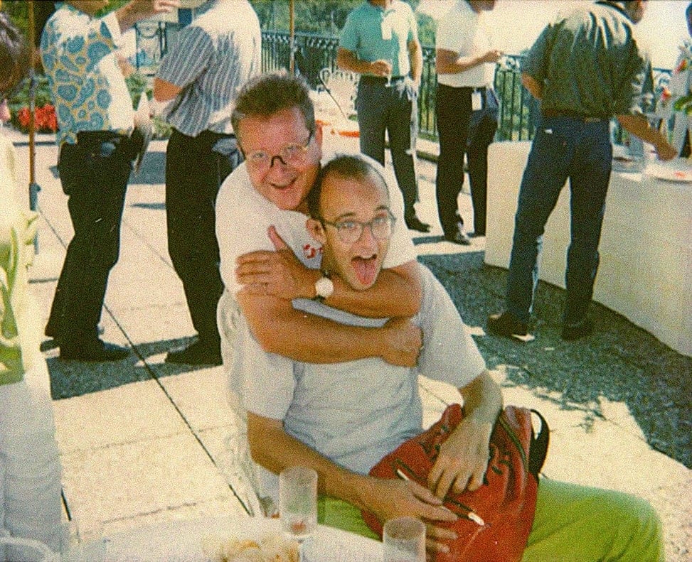 Pierre Keller und Keith Haring.