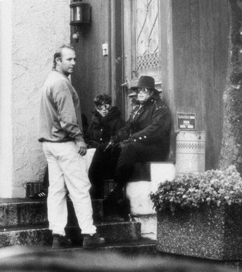 Michael Jackson in Gstaad, 27. September 1993.