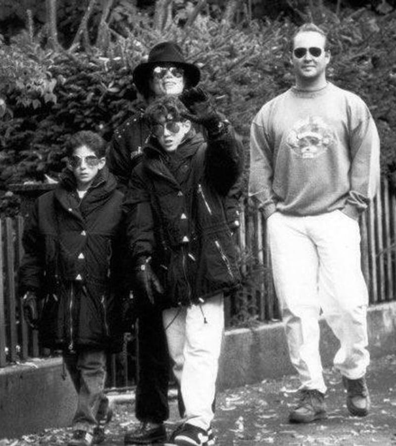 Michael Jackson in Gstaad, 27. September 1993.