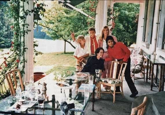 Michael Jackson im Manoir de Ban, 17. Juni 1988.