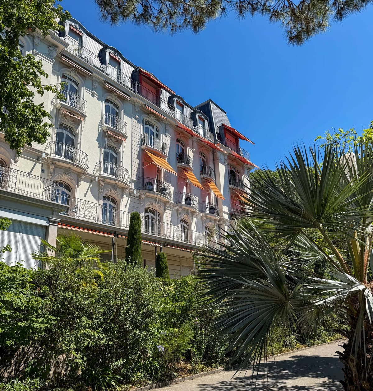 La casa di Hubert Giraud, nel quartiere del Casino di Montreux.
