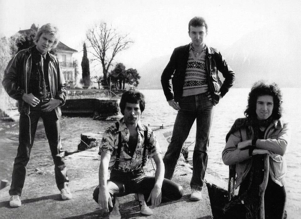 Queen im Duck House, der Villa am Seeufer in Clarens (1979).